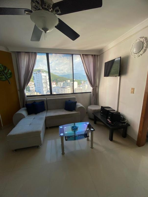 Refugio Costero - Encantador Apartamento De 2 Alcobas En El Rodadero Apartment Gaira Ngoại thất bức ảnh