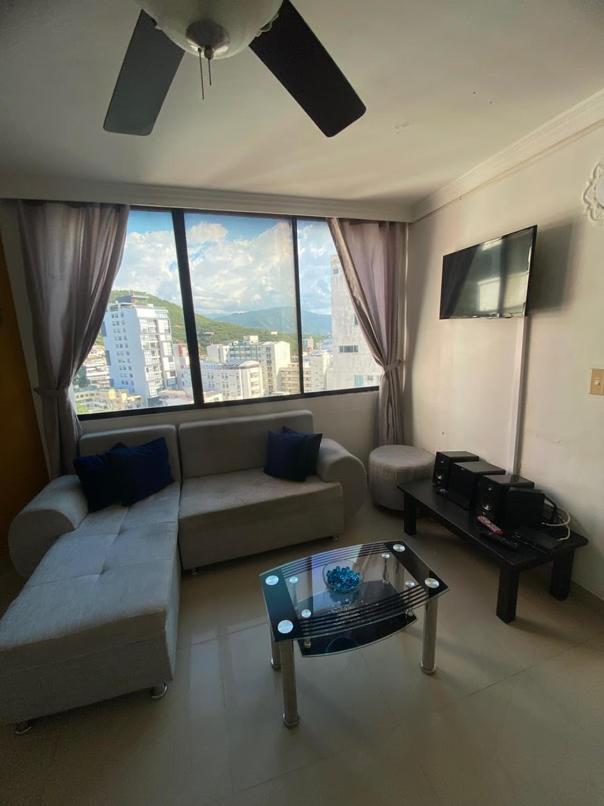 Refugio Costero - Encantador Apartamento De 2 Alcobas En El Rodadero Apartment Gaira Ngoại thất bức ảnh